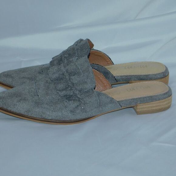 Mi.im Rebecca Gray vegan suede Mule Shoe 7.5 - Picture 4 of 8